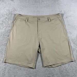 Rhone Commuter Shorts Mens 38 Chino Khaki Golf Stretch Casual